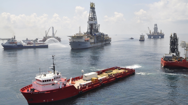 Gulf of Mexico - Oil has been leaking from well since 20 April