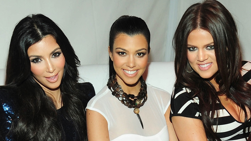 Kourtney Kardashian (middle) is expecting her second child