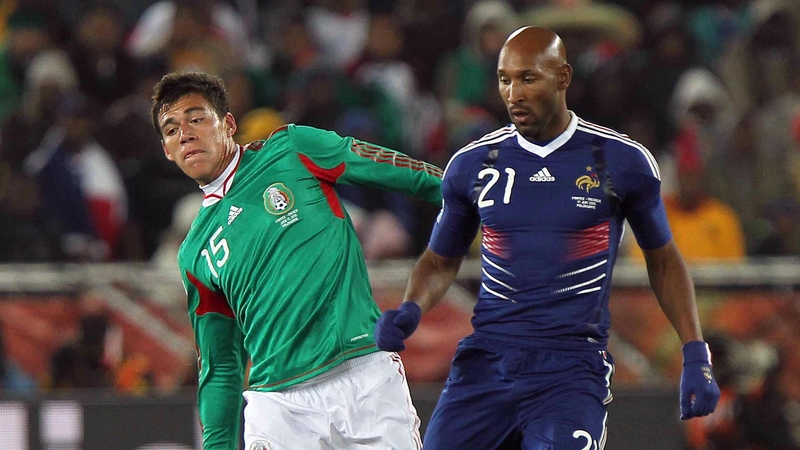 France striker Nicolas Anelka's World Cup is over