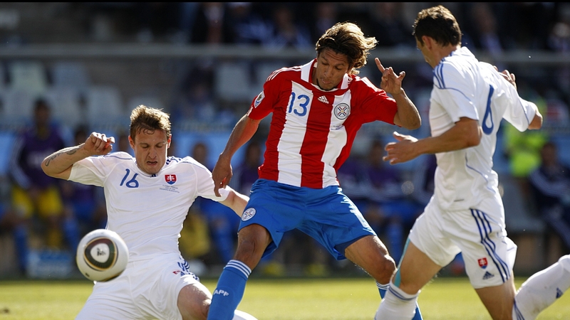 Paraguay v Slovakia - Paraguay's Enrique Vera opened the scoring for his side against Slovakia
