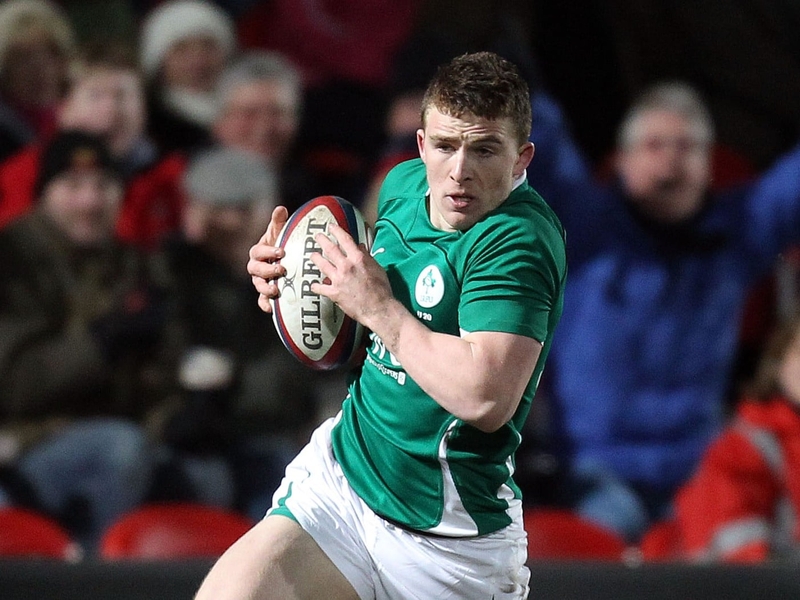 Andrew Conway scored three tries against the Scots