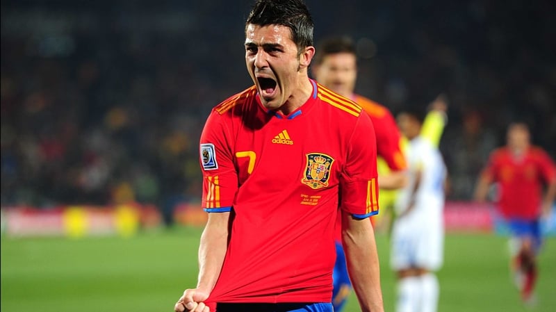 David Villa was the difference between the two teams as Spain beat Portugal in Cape Town