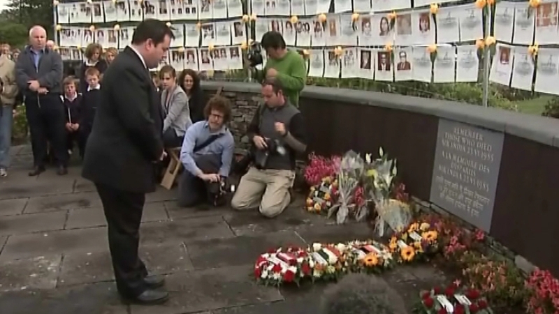 Cork - Ceremony to remember victims of explosion