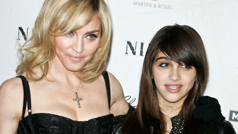 Madonna, Lourdes - The singer pictured with her teenage daughter