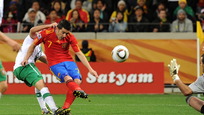 David Villa's goal proved to be the winner