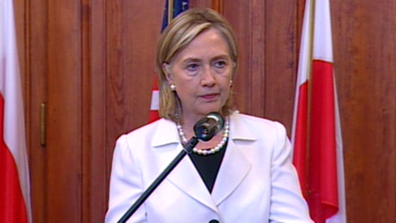 Hillary Clinton - Shield will 'help protect the Polish people'