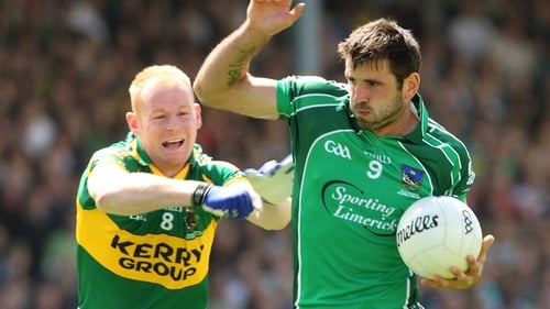 John Galvin in action against Kerry in the 2010 Munster final