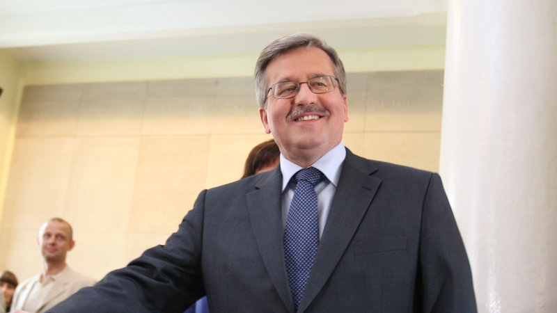 Bronislaw Komorowski - Ahead in exit polls