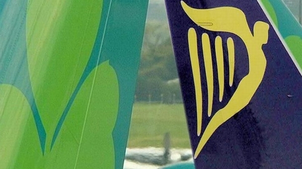 Passenger figures for February from both Aer Lingus and Ryanair today