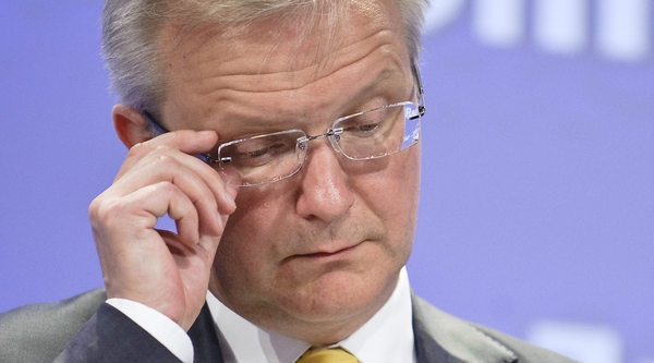 Olli Rehn says savings from promissory note deal should not be used to soften budget