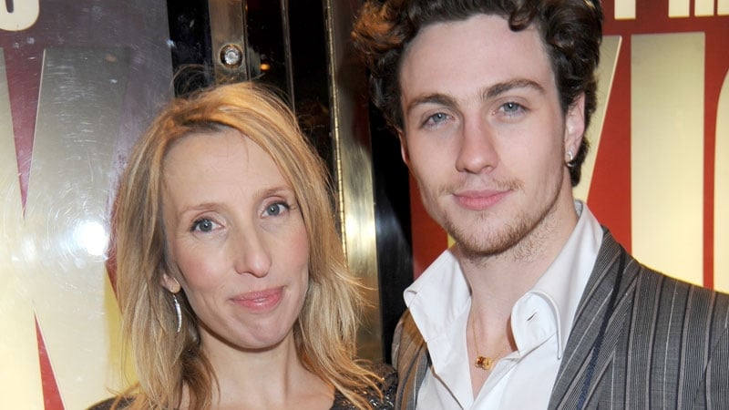 Aaron Taylor-Johnson with wife Sam Taylor Wood