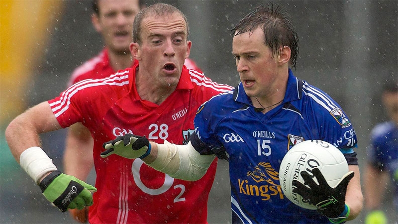 Seanie Johnston in action for Cavan against Cork in a qualifier match this year - a game that saw the Breffni ship an 18-point defeat