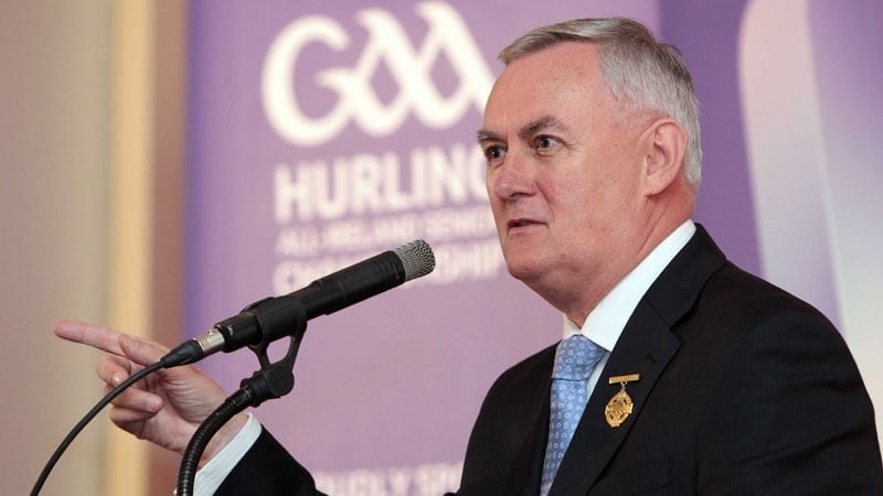 Christy Cooney - GAA President welcomed the announcement