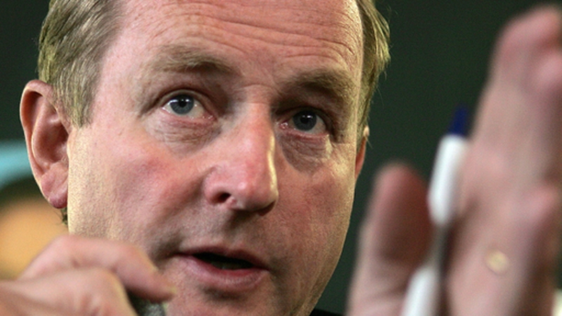 Enda Kenny - Attempts to restore public finances would run ‘parallel' with plans for job creation