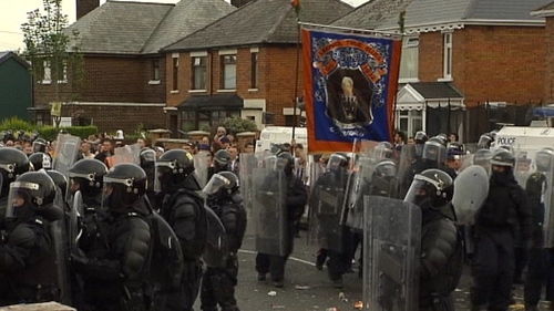 Ardoyne - PSNI officer injured when concrete block was dropped on her