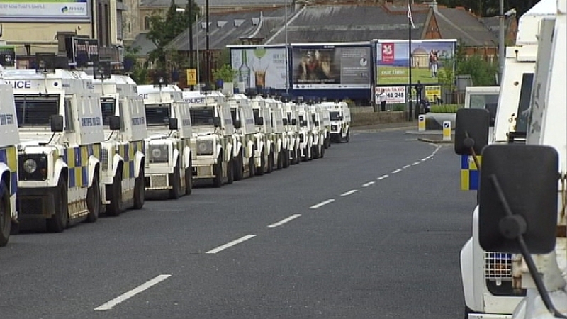 Ardoyne - Trouble in the area on 12 July
