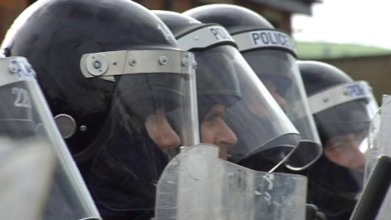 PSNI - Petrol bombs were thrown at officers