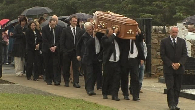 Funeral - Hugh Freil was laid to rest this morning