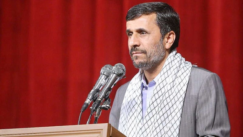 Mahmoud Ahmadinejad - Insists that Iran's nuclear programme is peaceful