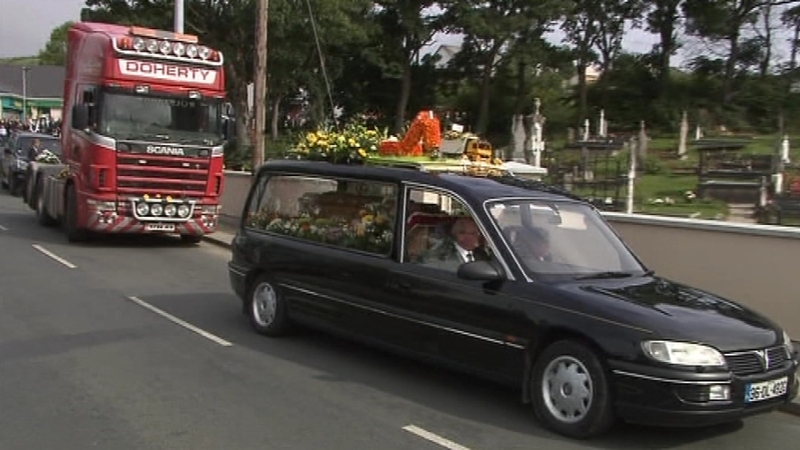 Paul Doherty funeral - Mass took place this morning