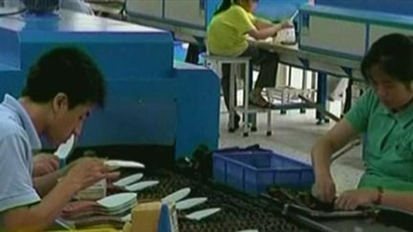 China manufacturing index at a 32-month low