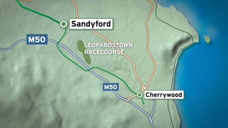 Luas - Cherrywood route