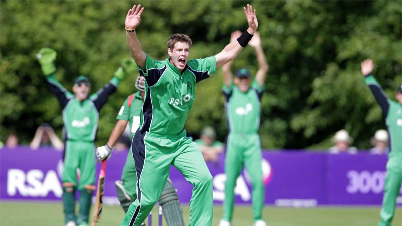 Boyd Rankin in action for Ireland in 2010
