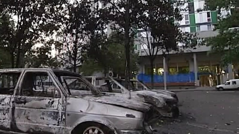 Grenoble - Rioting started after memorial service