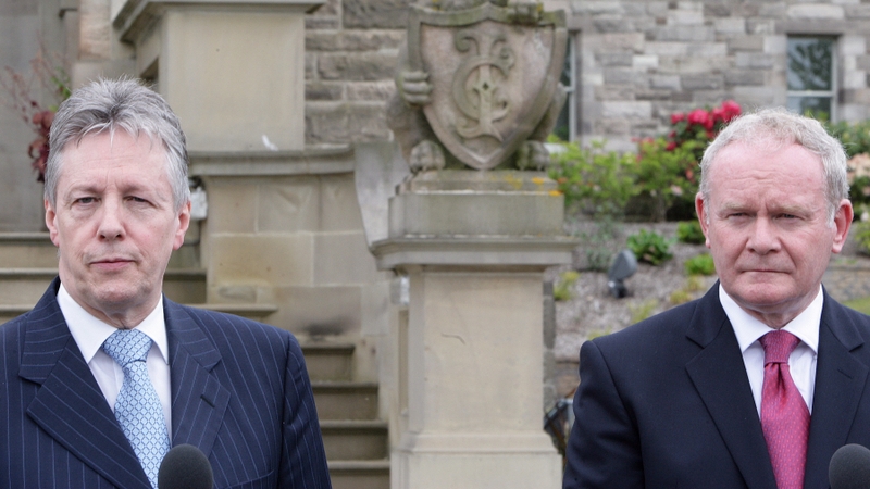 Robinson &amp; McGuinness - First and Deputy First Minister to attend announcement