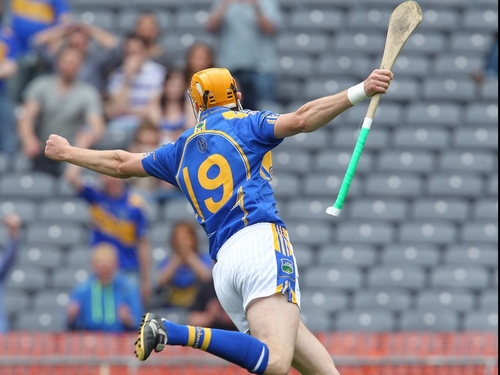 Seamus Callinan celebrates his goal