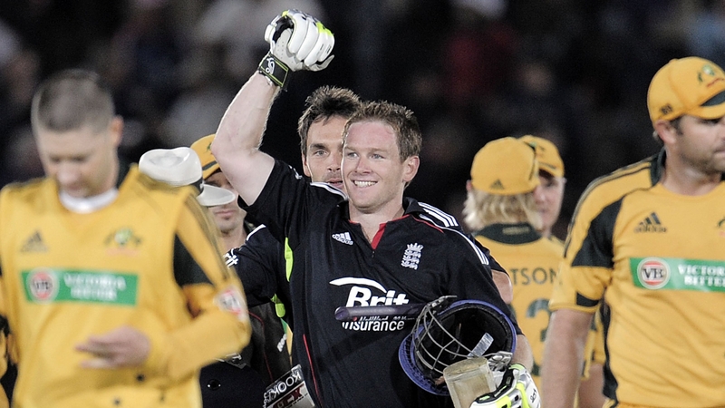 Eoin Morgan hit 38 not out