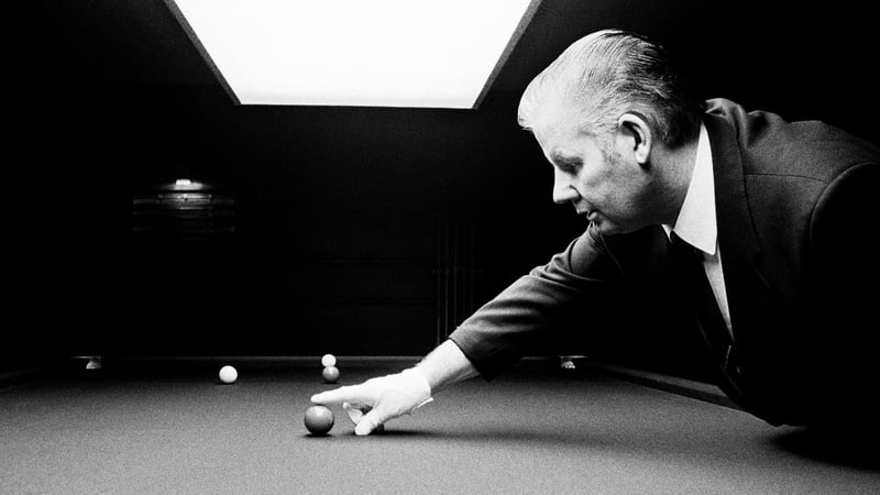 Len Ganley - The Lurgan native refereed four World Snooker Championship finals