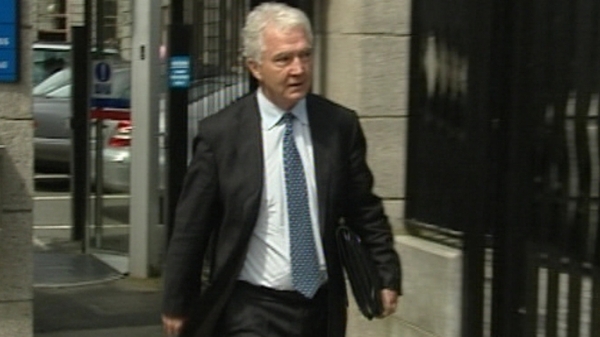 Seán FitzPatrick leaving court - Obliged to appear today