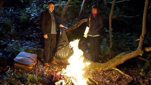 John and Charlotte burn Colin's possessions