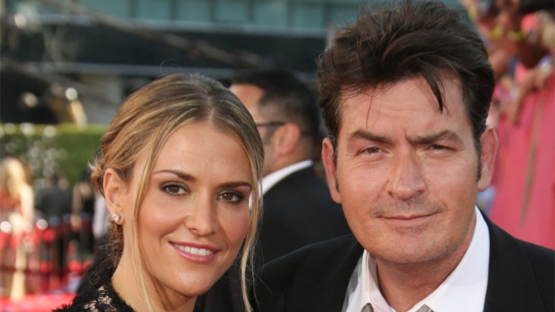 Charlie Sheen and wife Brook Mueller