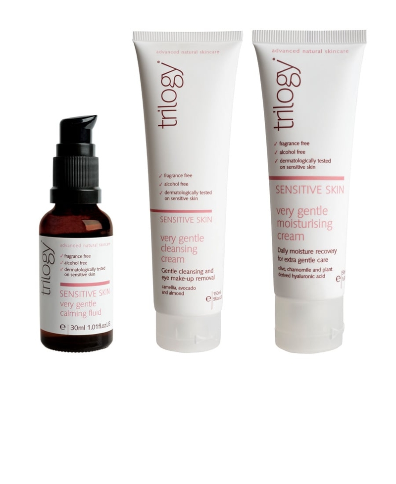 The Trilogy trio for sensitive skin