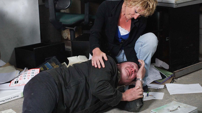 Shirley determined to help Phil.