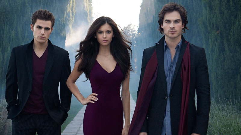 Paul Wesley, Nina Dobrev and Ian Somerhalder