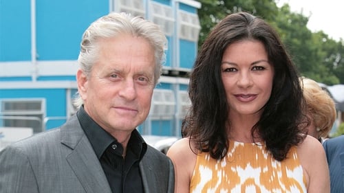 Michael Douglas pictured with his wife, Catherine Zeta Jones
