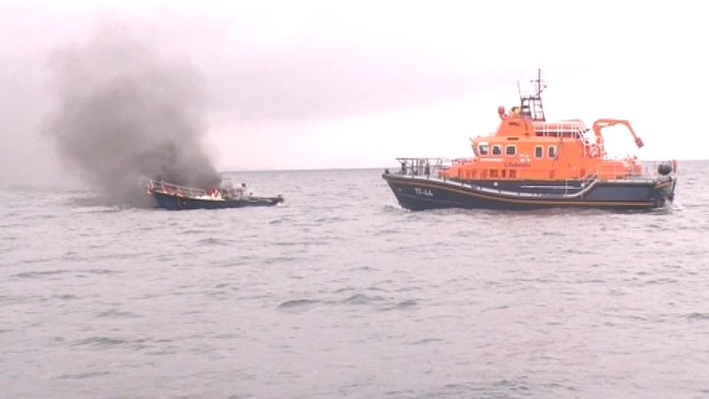 Adrigole - Three men died in blaze on cruiser off Cork coast