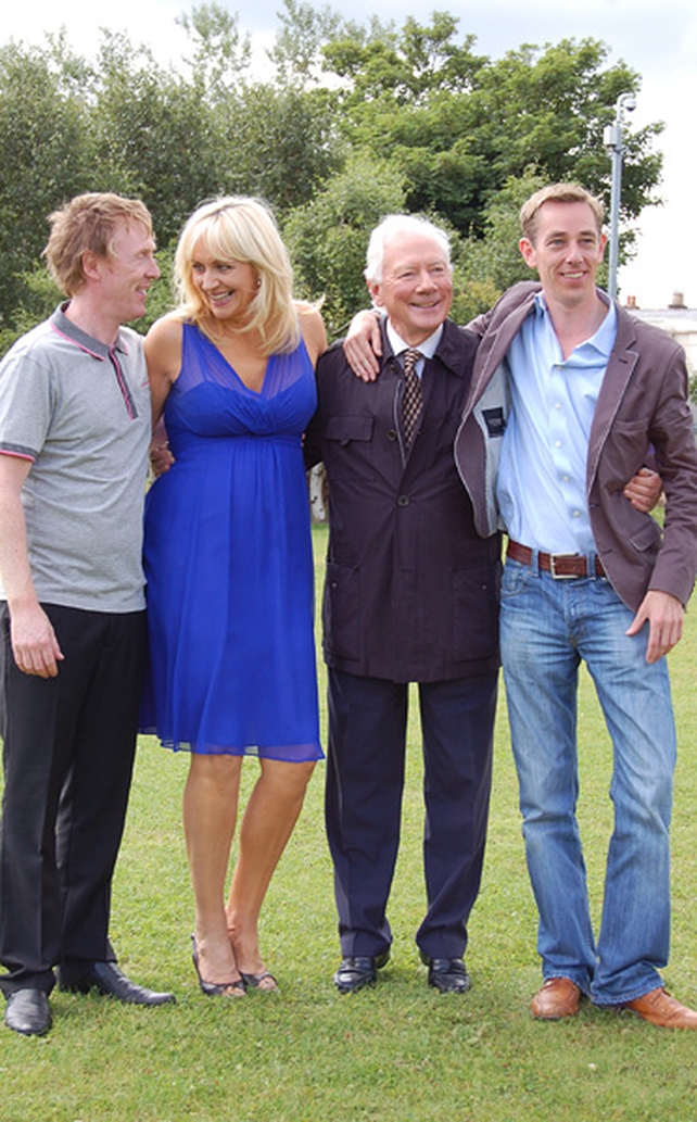 Hector Ó hEochagáin, Miriam O'Callaghan, Gay Byrne, Ryan Tubridy