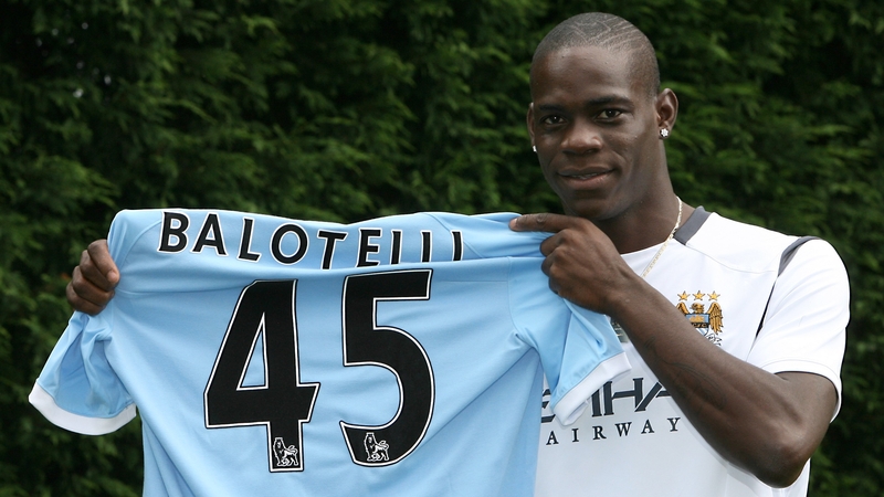 Mario Balotelli - one of several expensive Manchester City signings