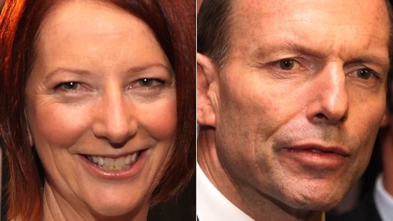 Gillard &amp; Abbott - Facing off in general election in Australia