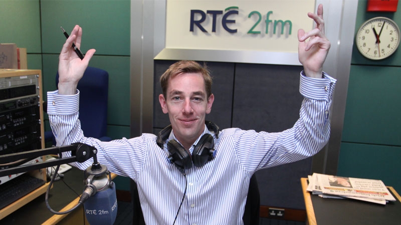 Ryan celebrates finishing his first show