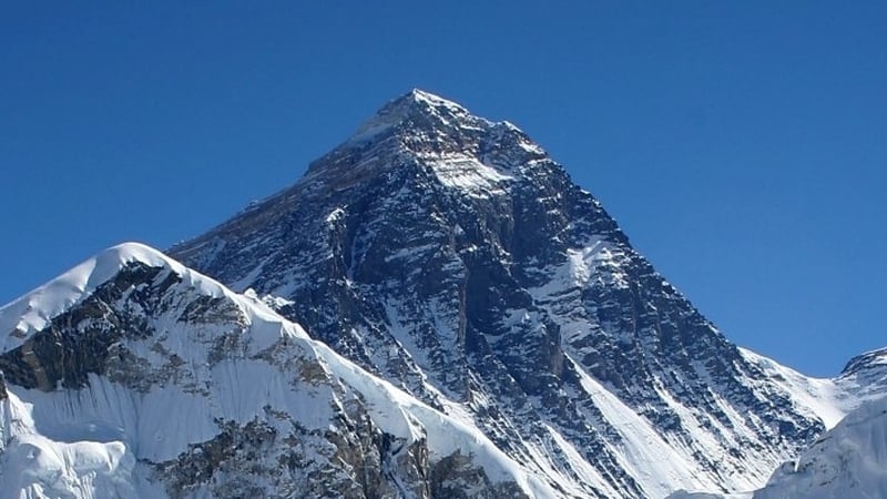 Mount Everest - John Delaney is believed to have got within 50 metres of the summit