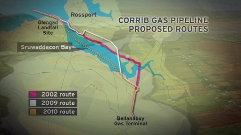 Corrib Pipe - Alleged comments came after a protest