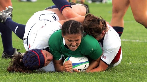 Tania Rosser was injured in the match against the USA