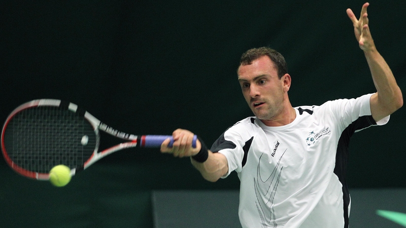 Conor Niland's 2010 US Open experience has ended in the second qualifying round