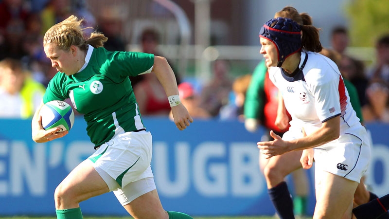 Niamh Briggs claimed Ireland's only points against the USA
