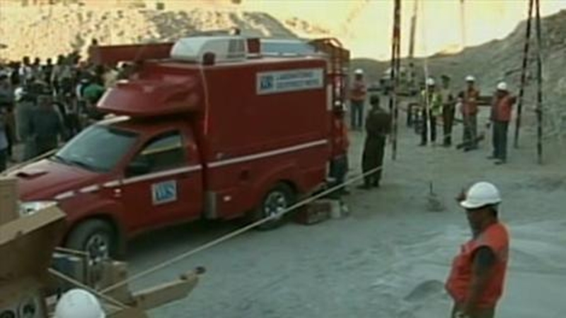 Chile - Rescue teams on site